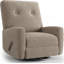Fauteuil inclinable et pivotant à 360 °, fauteuil de chambre de bébé en velours côtelé pour petits espaces-90693192