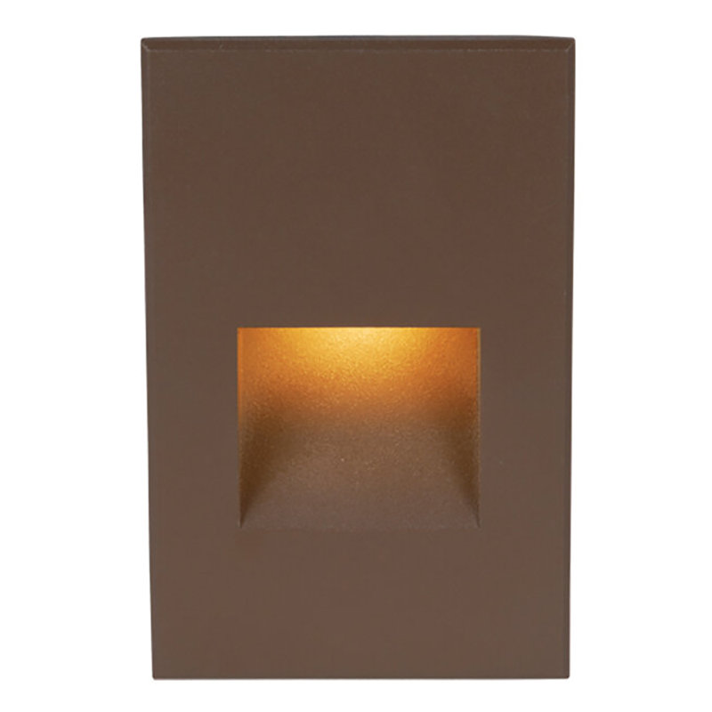 LED Step Light, Bronze on Aluminum, 2700K