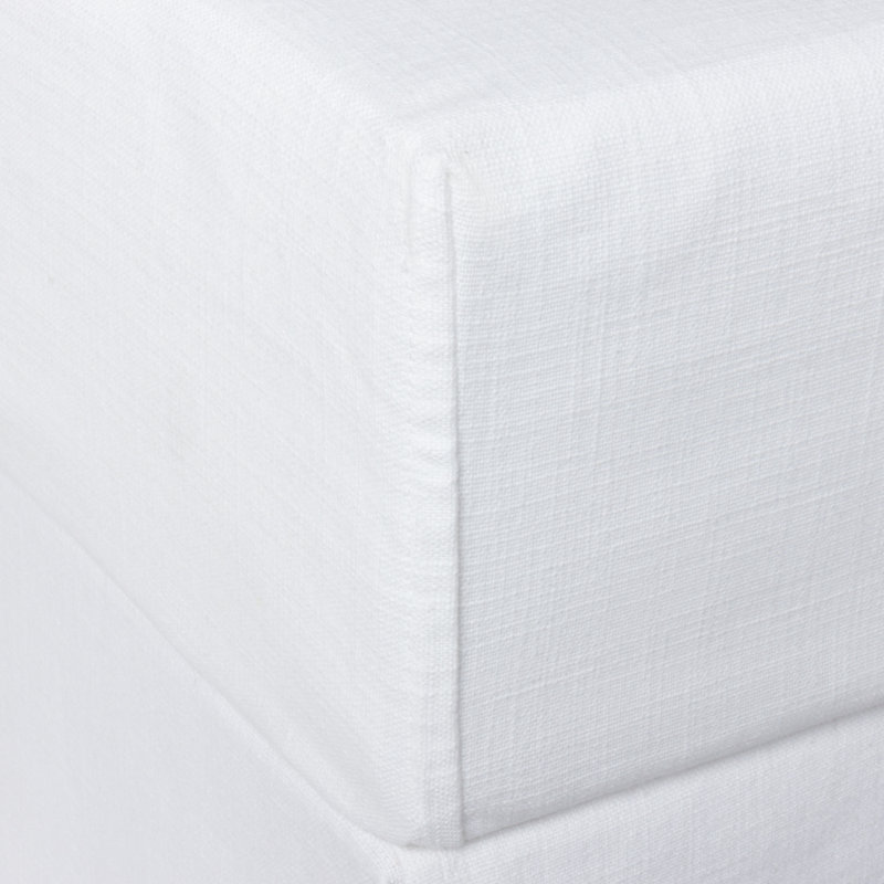 Wyman Box Spring Cover, King, White
