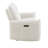 Motion Power Reclining Loveseat In Cream Chenille With Built-In USB Charging Port & Type C