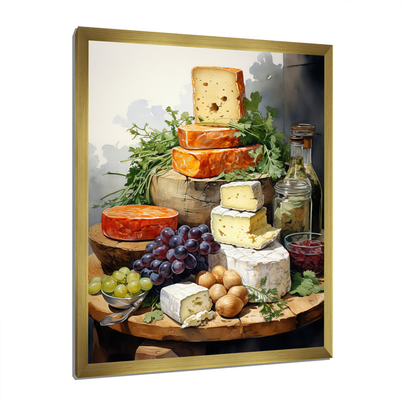 Plateau à fromage Lagoa I, H 32 po x l 24 po x P 1 po, Encadrement doré