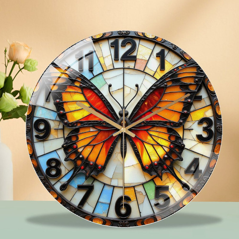 Horloge murale Butterfly