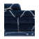 Tapis bleu marine / argent Glam