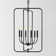 Iniyah 6 - Light Black Candle Style Pendant
