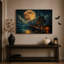 «Haunted House Under Giant Moon»-440538373