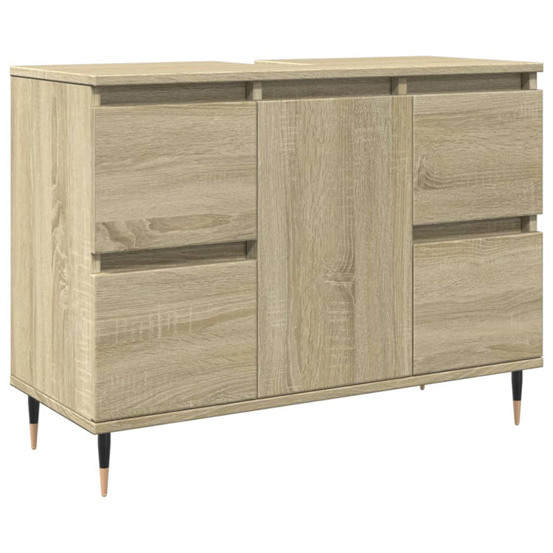 Semiyah Iron Freestanding Bathroom Cabinet