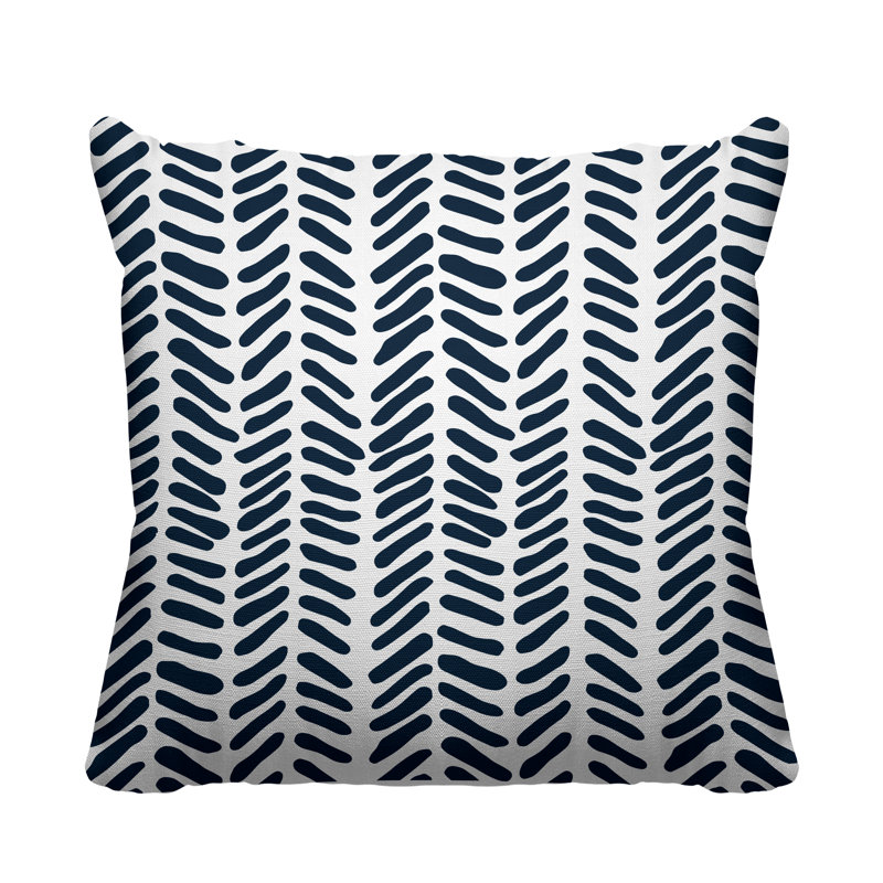 Housse de coussin d'intérieur Evie Minimalist Tribal Abstract, 16 po x 1 po