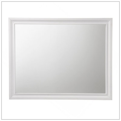 Naima Finish Mirror With Sleek Non-Beveled Design For Modern And Traditional Interiors, Enhancing Room Brightness And Depth