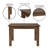 Dejon Rectangular Solid Pine Farmhouse Dining Table-87784570-87785163