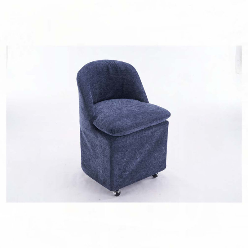 Fauteuil en chenille avec roues universelles, Bleu