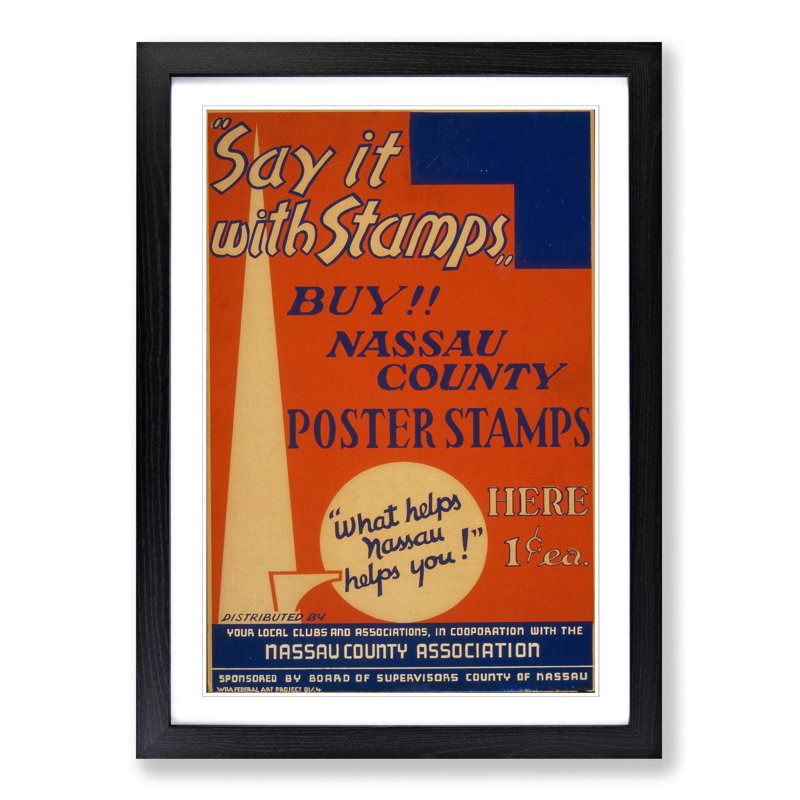 Single Picture Frame Print, Black