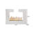 55.12"White Modern Simulated Flame Electric Fireplace Humidifier-118508730-118508728