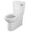American Standard Cadet 3 1.28 Gallons GPF Round Comfort Height Floor Mounted Two-Piece Toilet (Seat Included)