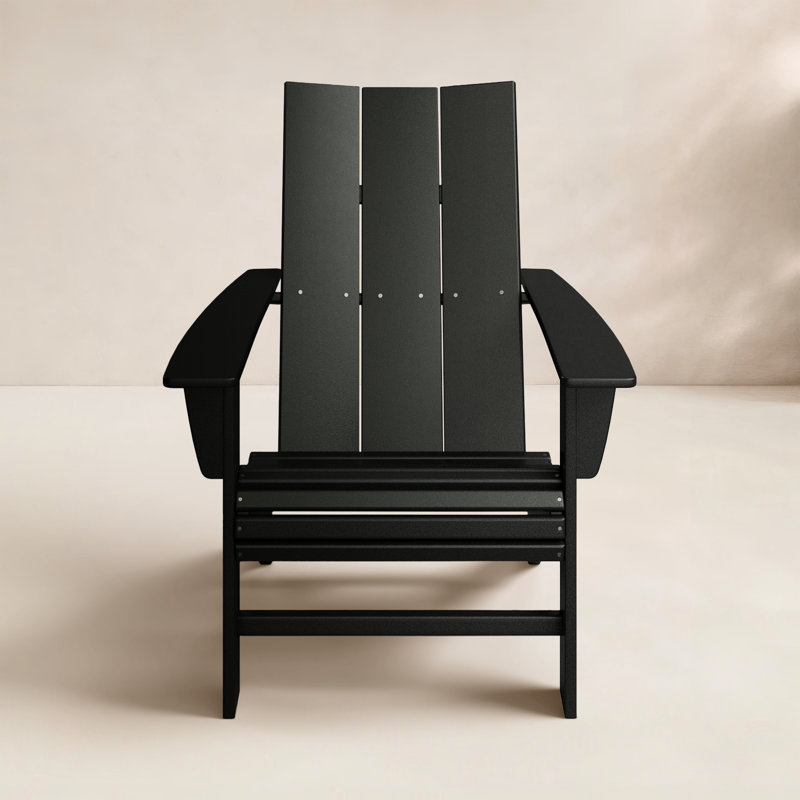 Chaise Adirondack POLYWOOD, Noir