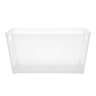 Organizer Bin with Handles, Clear