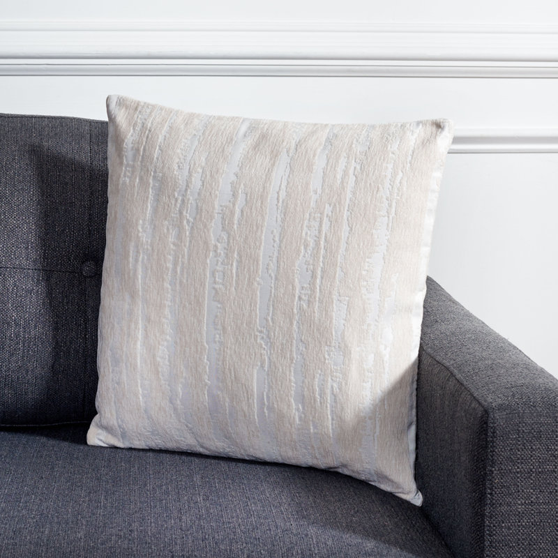 Revell Square Pillow Cover & Insert, Ivory, 18" x 18"