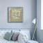 «Gold Tapisserie I Gold And White» par Albena Hristova, art mural sur toile-243225199