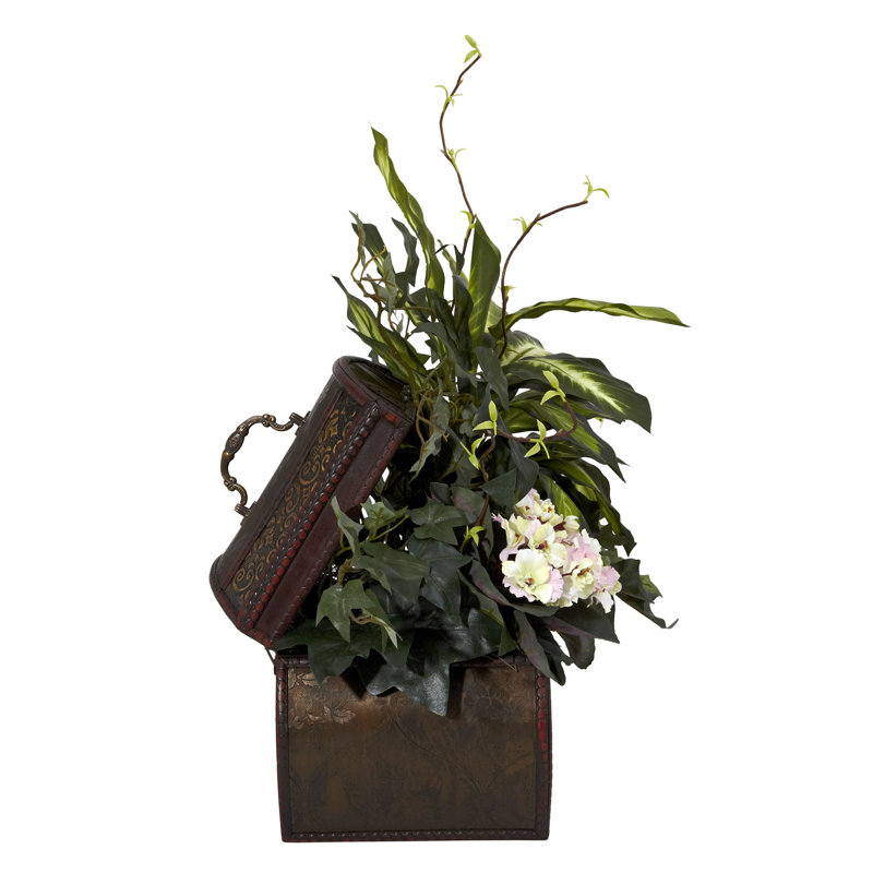 Ivy violet artificiel 5" en pot
