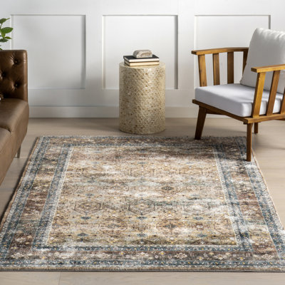 Tapis lavable à la machine Romona Medallion