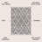 Cantera Shag Plush Tassel Moroccan Tribal Geometric Trellis Gray/Ivory Rug-468384346