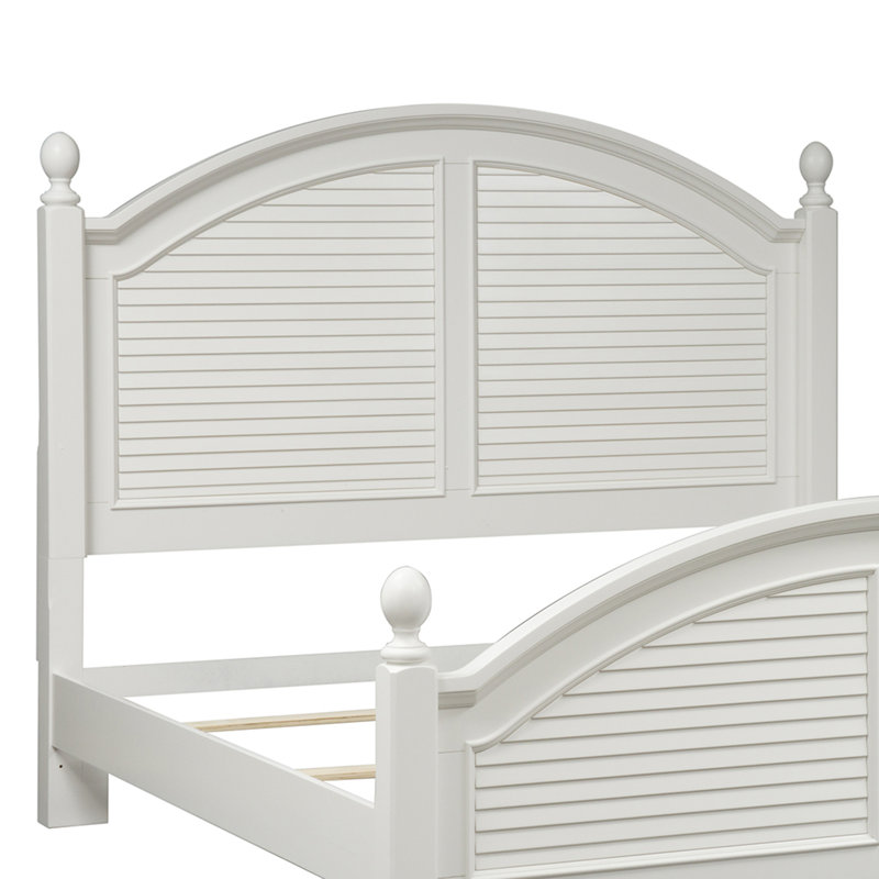 Alvy Solid Wood Poster Headboard, Queen