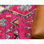 Tapis à motif géométrique rouge Sierra-40277189