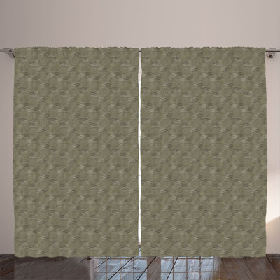 Semi Sheer Curtain Pair