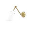 Applique murale articulée en acier Monifah-799582036