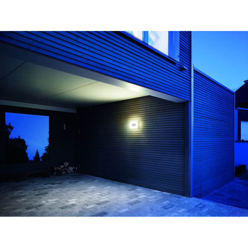 LED Outdoor Wall Light LN 1 N Dusk to Dawn Sensor incl House Numbers Shockproof