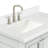 Stafford 37 " W Freestanding Standard Free Standing 1 Single Vanity Bathroom Vanity With White Quartz Top-138338430-138338429-93359450