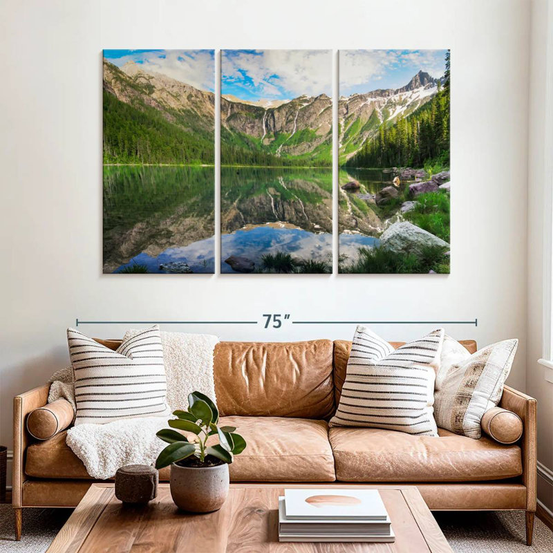 Alvord Enchanting Avalanche Lake, 42" H x 65" W