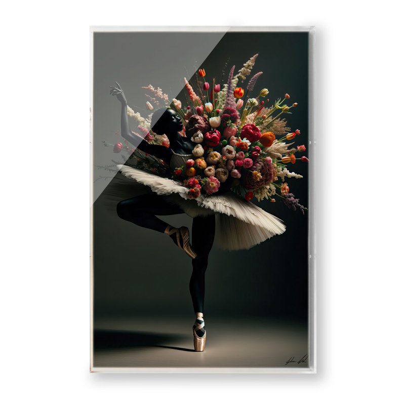Ballet noir par Julian Johnson, Boîte-cadre, H 24 po x l 36 po