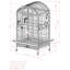 Cage à oiseaux extra large à toit en dôme platine-2107894455-2099351648