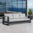 Hoyt Outdoor Aluminum 5-Piece Conversation Set with End Table-420986465