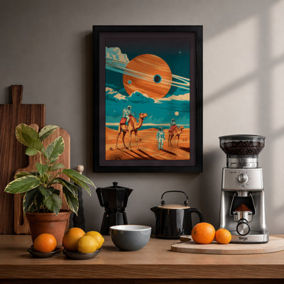 Desert Explorers Retro - Framed Print