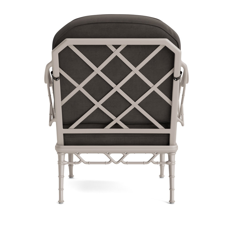 Calcutta Outdoor Lounge Chair, Fusion Charcoal, Dove Smooth