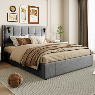 Upholstered Ottoman Storage Bed