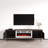 Swing 71" Modern TV Stand with Electric Fireplace, Matte Finish, Media Storage-1711781259