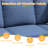 Patio Swivel Sofa Chair with cushions-921192684