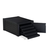 10 Pieces Extendable Dining Set Includes a Xtenczar Kitchen Table, 1 Coffee Table, 7 Polyester Dining Chairs and 1 Modern Bench - (Finish Option)