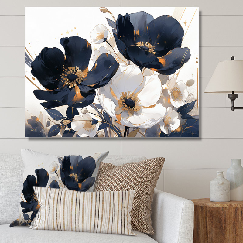Brilliant Poppies IV On Canvas Print, Wrapped Canvas, 34" H x 44" W x 1.5" D