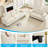 2-Piece Chenille Sofa Set with 3-Seater & Loveseat-553387927