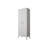 Modern Scandinavian Wardrobe, 100% Melamine Coated Particle Board, 27.6 x 76.7 x 19.7 inches | Durable MDF Profile Legs, Metal Handles, Multiple Shelves, Wall-Mountable, Elegant White & Wood Finish | Stylish Storage Solution