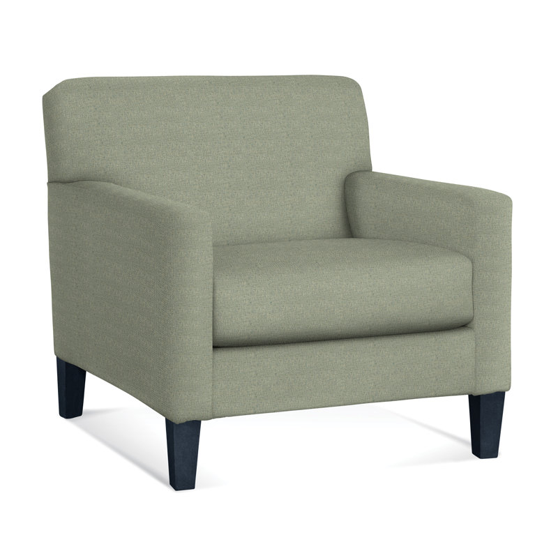 Tampa Armchair, Green Performance Fabric; 0851-54, Frost White