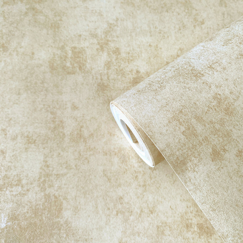 Rouleau de papier peint en plâtre métallique Elegance Collection, Beige