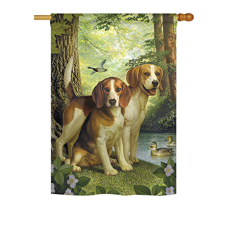 Double Sided Polyester House Flag, 40" H x 28" W