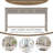 Himanshu Rustic Entryway Console Table, 60" Long Sofa Table with two Different Size Drawers and Bottom Shelf for Storage-1684307536