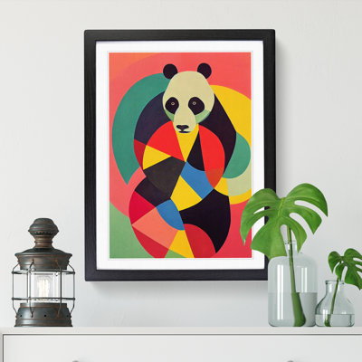 Panda Abstract - Single Picture Frame Print