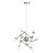 12 - Light Dimmable Globe Chandelier