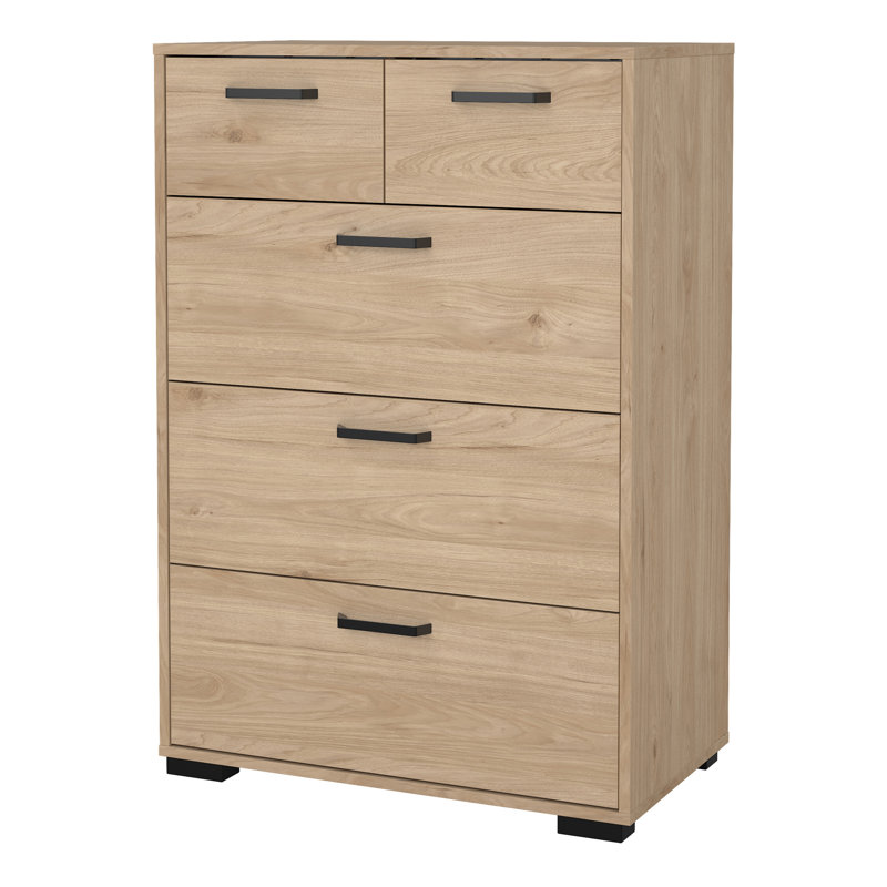 Beore 70.2cm W 5 - Drawer Chest of Drawers, Brown
